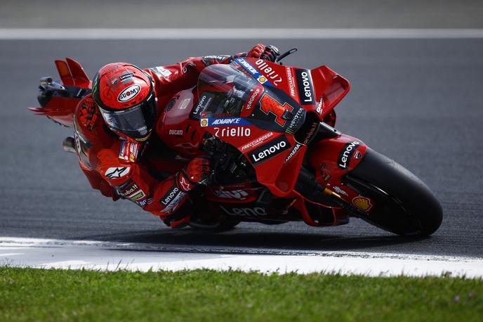 Ducati Francesco Bagnaia | Francesco Bagnaia je dobil dopoldanske kvalifikacije v Le Mansu. | Foto Reuters