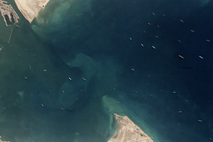 Sueški prekop ladja zastoj