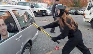 Lindsay Lohan v jezi razbila avto (video)