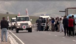 Armenija sprejela prve begunce iz Gorskega Karabaha #video