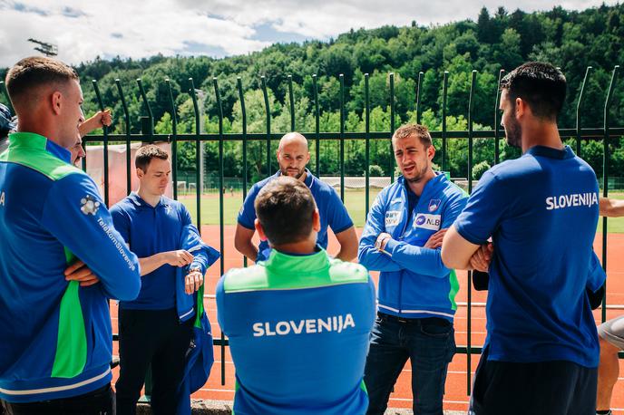 Slovenska rokometna reprezentanca, trening | Slovenci se bodo v sredo pomerili z Nizozemsko. | Foto Siniša Kanižaj/Sportida
