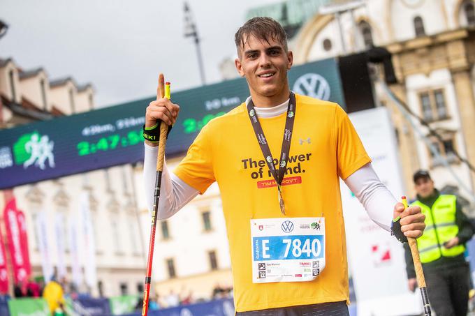 Tim Marovt je na ljubljanskem maratonu pretekel 10 km, razmišlja pa že o polmaratonski razdalji.  | Foto: Siniša Kanižaj/Sportida