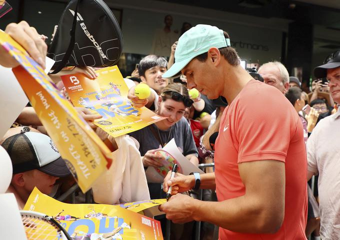 V Brisbanu je veliko zanimanja za Rafaela Nadala. | Foto: Guliverimage