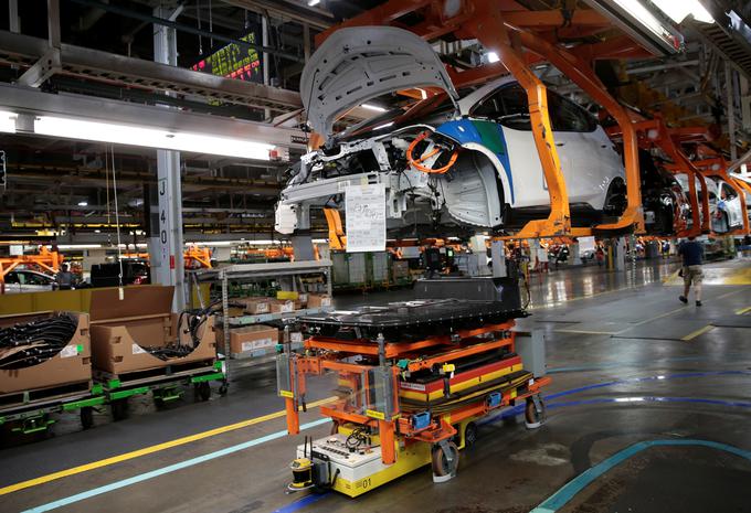V obratu Orion na severnem obrobju Detroita družba General Motors med drugim proizvaja električne avtomobile Chevrolet Bolt. | Foto: Reuters