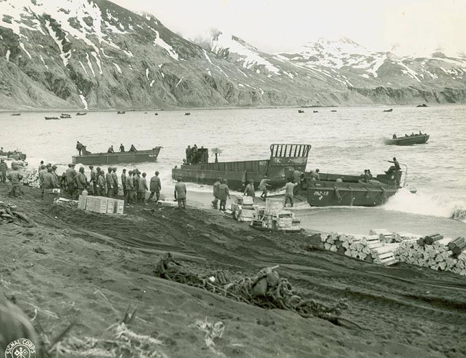 Na Aleutih je prišlo do edinih kopenskih bojev na ozemlju ZDA med drugo svetovno vojno. | Foto: Thomas Hilmes/Wikimedia Commons