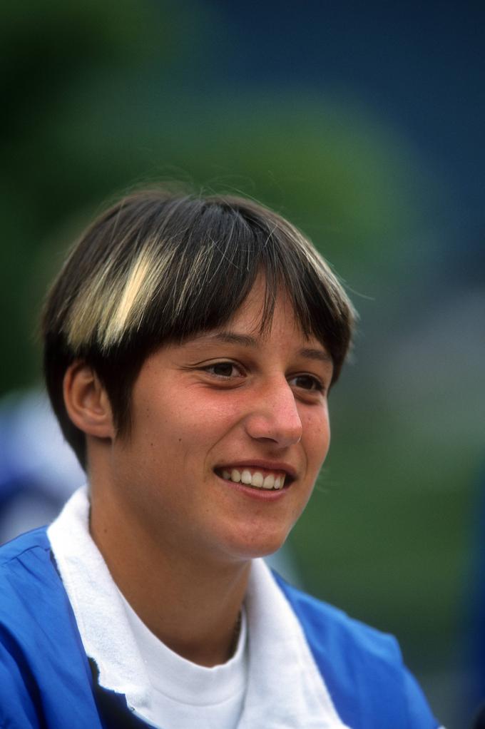 Katarina Srebotnik je navduševala že v mladinski konkurenci, ko je zmagala na turnirju v Wimbledonu. | Foto: Guliverimage/Vladimir Fedorenko