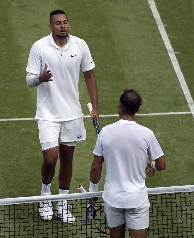 Leta 2019 je v drugem krogu Wimbledona izgubil proti Špancu Rafaelu Nadalu in priznal, da je nosil bel rokav, da bi prikril dokaze o samo poškodovanju. | Foto: Guliverimage/dpa