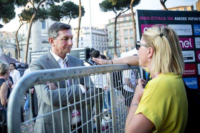 Navijači v Rimu Borut Pahor | Foto: Ana Kovač