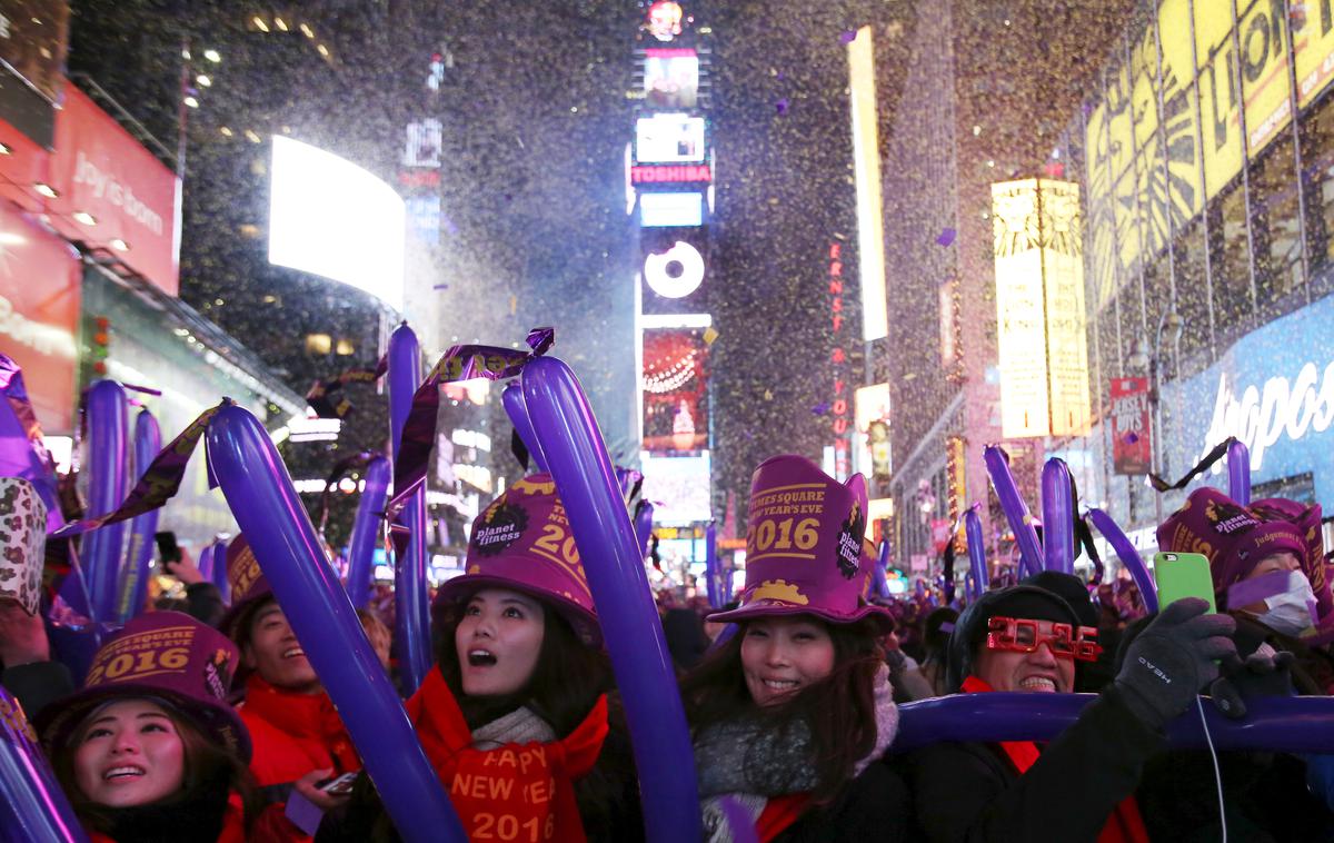 Times Square, novo leto | Foto Reuters
