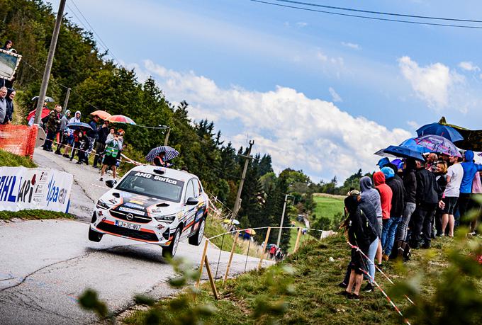 Mark Škulj in Pia Šumer (opel corsa rally4). | Foto: Aljaž Jež