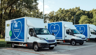 Za dostave po Avstriji povsem nov tip tovornjaka #foto