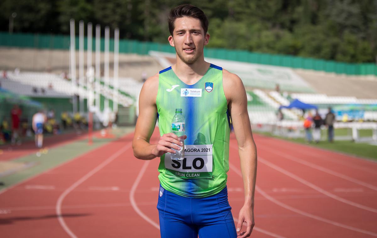Jan Vukovič | Jabn Vukovič je v teku na 800 m zmagal s časom 1:47,37 sekunde. | Foto Peter Kastelic/ Sportida