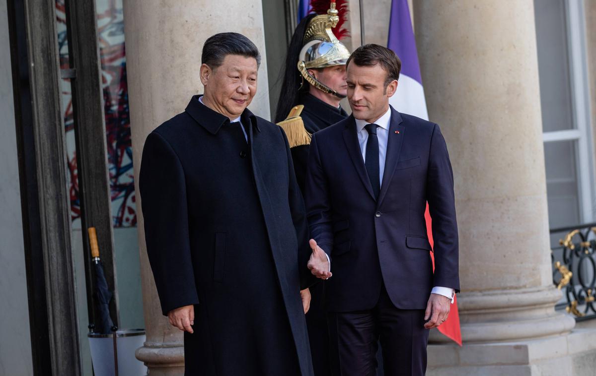 Emmanuel Macron in Ši Džinping | Francoski predsednik Emmanuel Macron in njegov kitajski kolega Ši Džinping sta se do zdaj že večkrat srečala.  | Foto Guliverimage