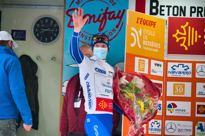 Jakw Stewart je zelo spodbudno začel svojo prvo sezono na najvišji ravni. Na etapi dirke Etoile de Bessèges (2.1) je bil 4. v skupnem seštevku dirke in prvi v seštevku mladih kolesarjev, drugi na dirki Omloop Het Nieuwsblad (1.UWT) in šesti na kolesarski dirki Danilith Nokere Koerse (1.Pro). | Foto: Guliverimage/Vladimir Fedorenko