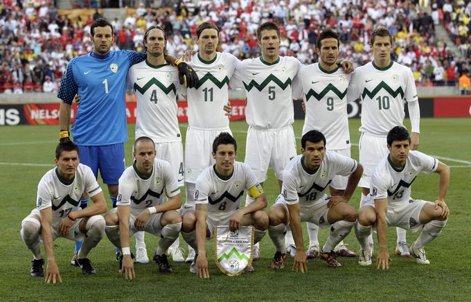 Slovenija je nazadnje na velikem tekmovanju nastopila leta 2010, ko je svetovno prvenstvo sklenila s porazom proti Angliji v Port Elizabethu. | Foto: Guliverimage