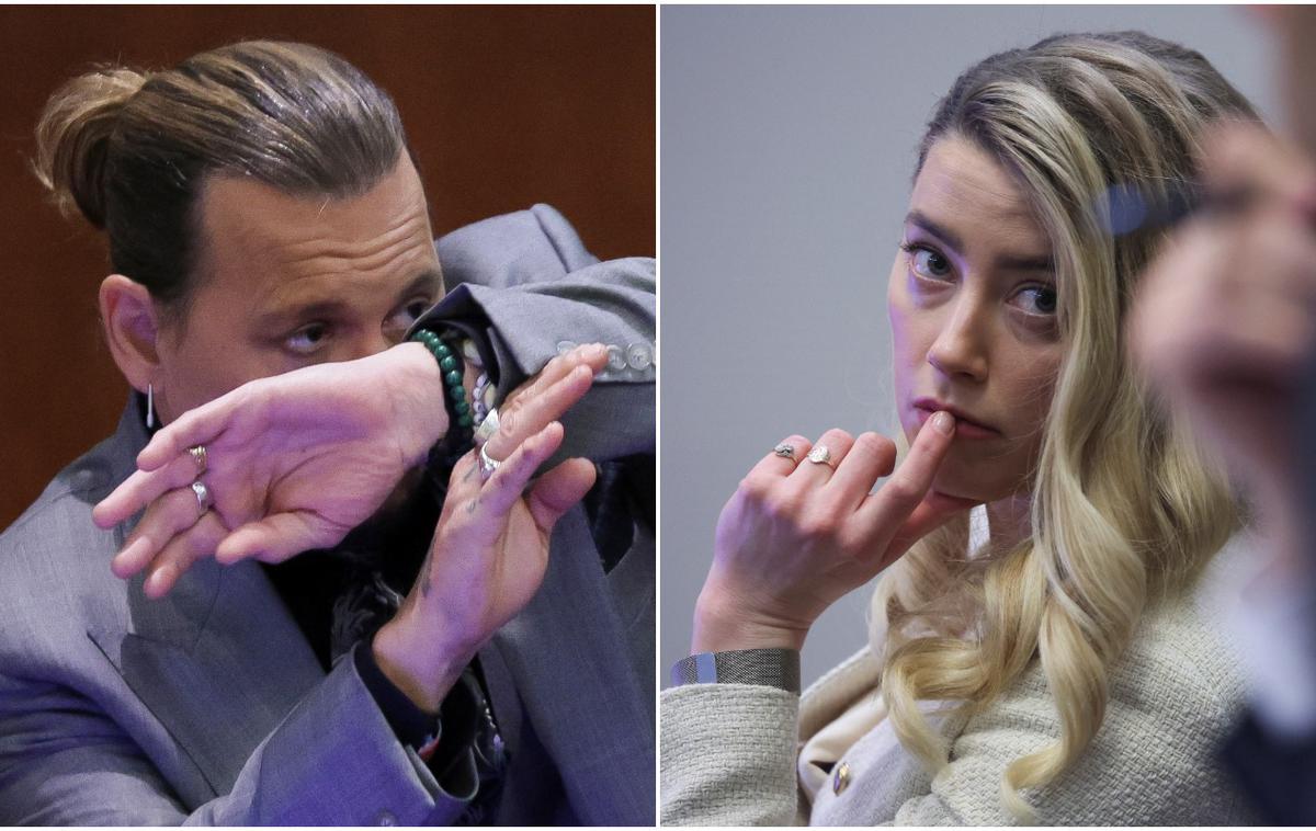 Johnny Depp Amber Heard |  Sojenje med nekdanjima zakoncema Amber Heard in Johnnyjem Deppom je mogoče spremljati v živo prek spleta. | Foto Reuters