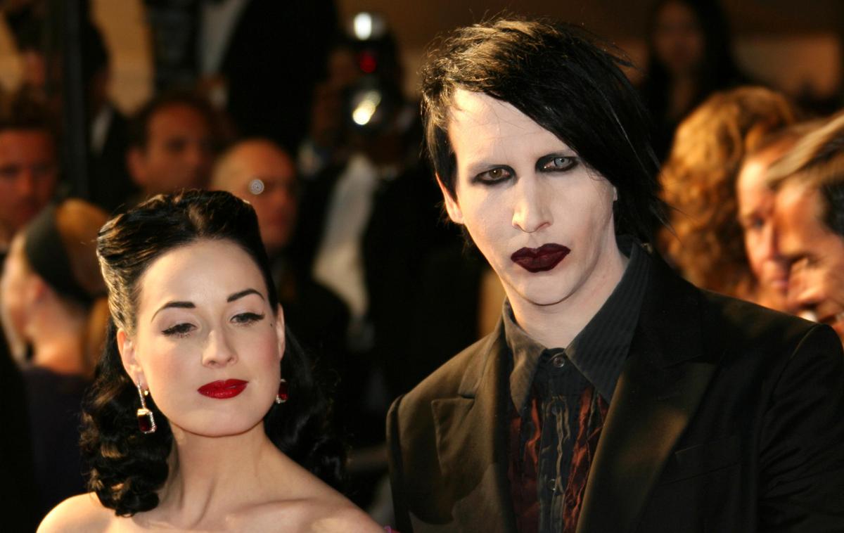 Dita Von Teese, Marilyn Manson | Dita Von Teese in Marilyn Manson sta bila skupaj sedem let. | Foto Reuters