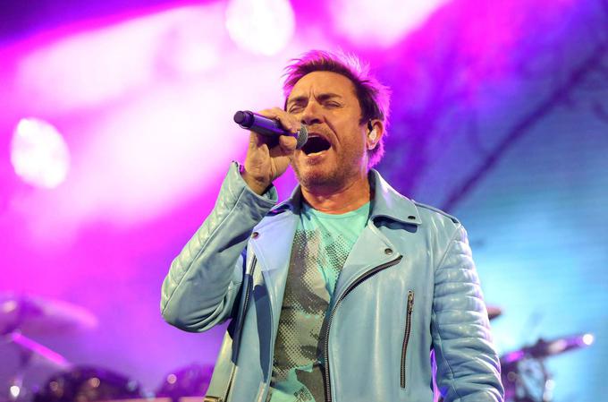 Pevec skupine Duran Duran Simon Le Bon leta 2017 na zagrebškem stadionu Šalata. | Foto: STA