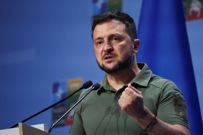 Volodimir Zelenski | Volodimir Zelenski je podpisal pomemben zakon, ki omogoča vpoklic v vojsko z dopolnjenimi 25 leti. | Foto Reuters