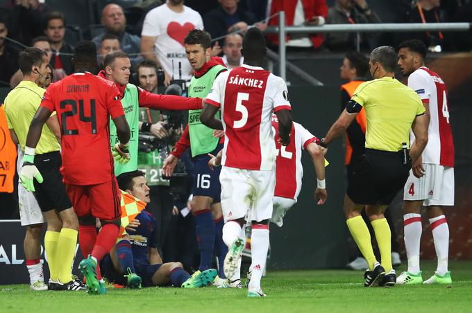 Leta 2017 je sodil v finalu lige Europa med Ajaxom in Manchester Unitedom, po katerem se je lovorike veselila ekipa takratnega trenerja angleškega velikana Joseja Mourinha. | Foto: Reuters