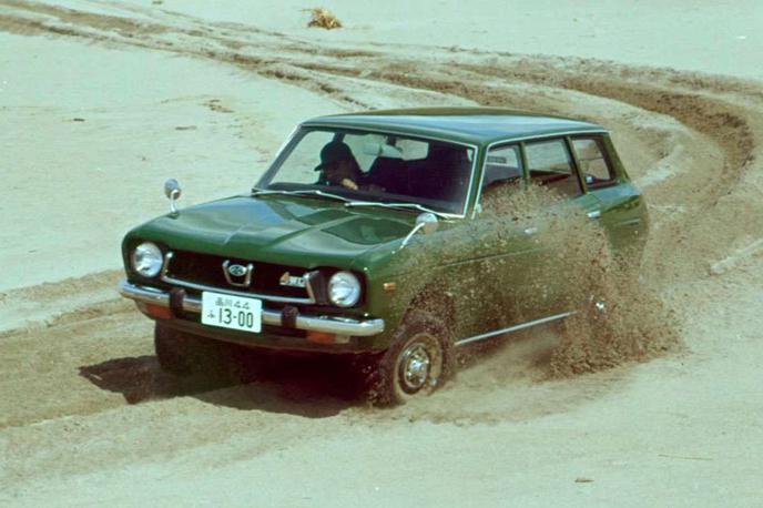 Subaru štirikolesni pogon | Leone iz leta 1972 je bil prvi subaru s štirikolesnim pogonom. | Foto Subaru