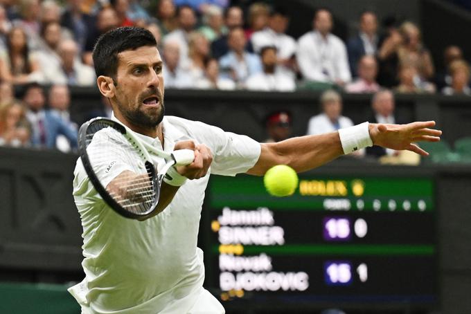 Novak Đoković je zadnji turnir igral v Wimbledonu, ko je izgubil proti Carlosu Alcarazu. | Foto: Reuters