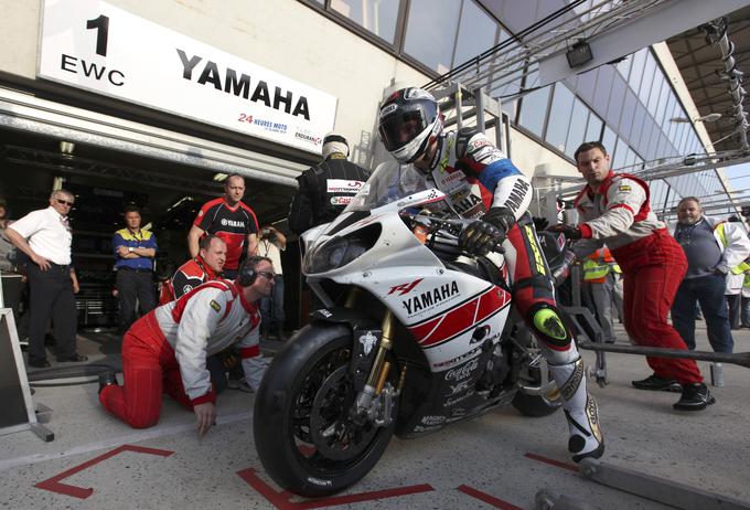 Jerman na Yamahinem motociklu v Le Mansu 2010. Z ekipo YART kot mehanik sodeluje še danes. | Foto: Reuters