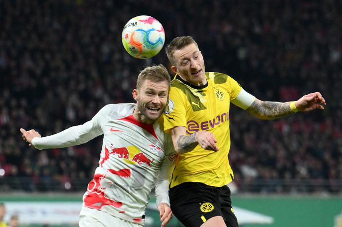 RB Leipzig Borussia Dortmund | Po Bayernu pred vrati polfinala ostal še Dortmund. | Foto Reuters