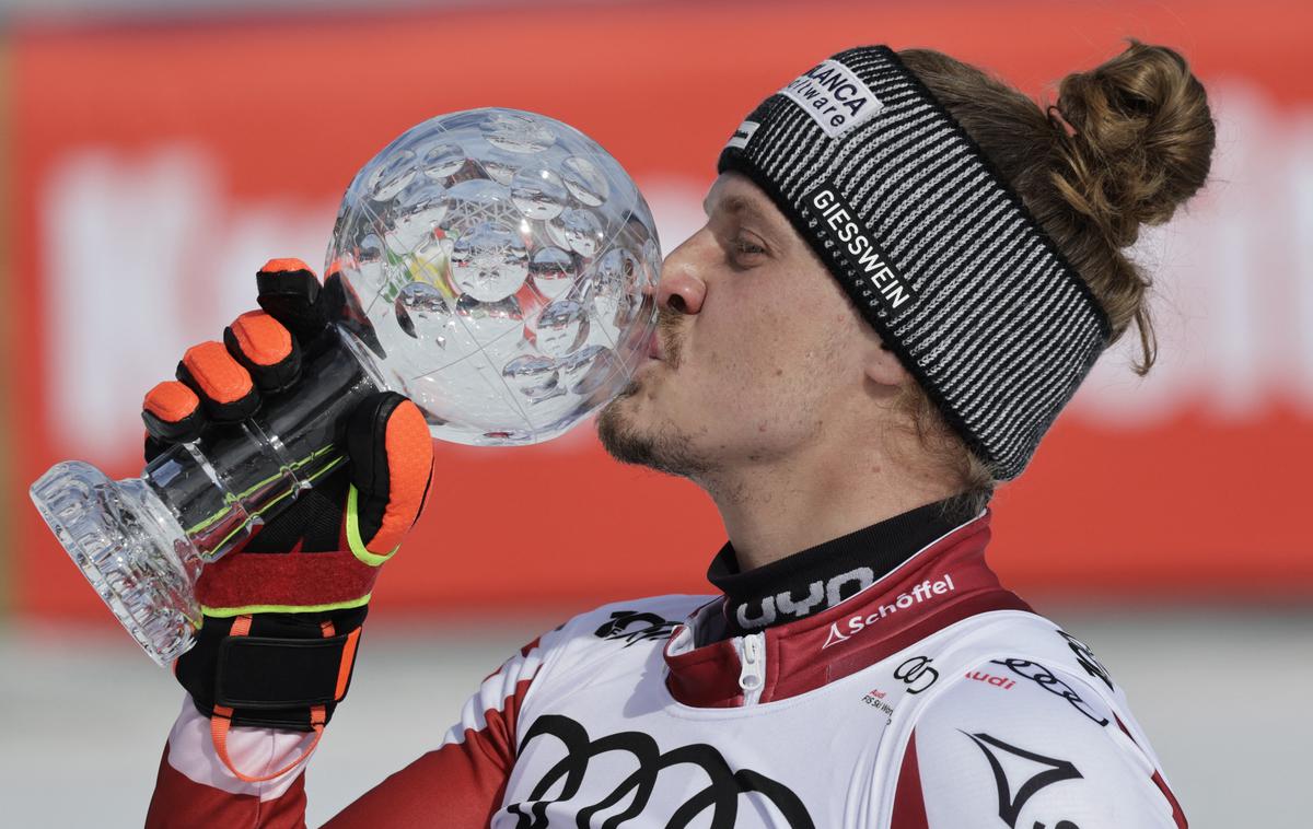 Manuel Feller Saalbach | Manuel Feller to sezono v slalomu ni bil slabši kot peti. Njegov je mali kristalni globus. | Foto Reuters