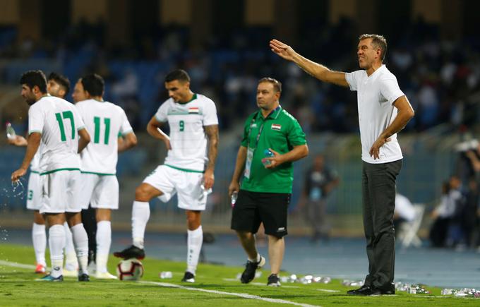 Srečko Katanec je leta 2019 popeljal Irak v osmino finala azijskega prvenstva. | Foto: Reuters