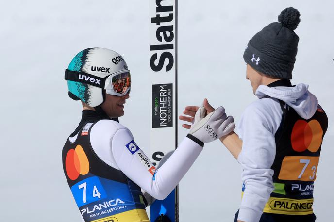 Planica Anže Lanišek | Anže Lanišek in Timi Zajc sta bila najuspešnejša slovenska skakalca v tej zimi. | Foto Reuters