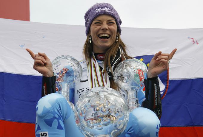 Tina Maze je bila šestkrat razglašena za najboljšo športnico Slovenije. | Foto: Reuters
