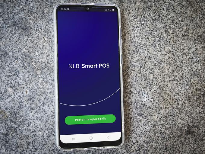 Začetni zaslon mobilne aplikacije NLB Smart POS | Foto: Srdjan Cvjetović