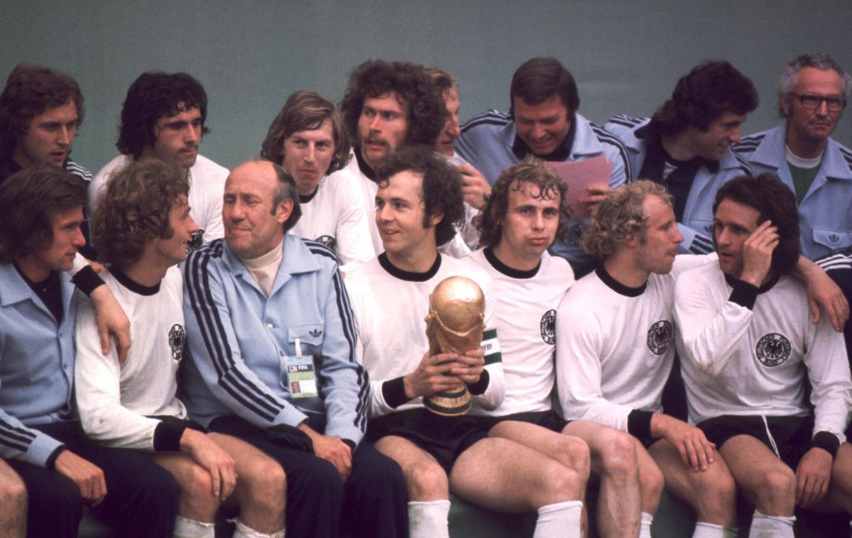 Nemška nogometna reprezentanca 1974 svetovni prvaki | Foto Getty Images