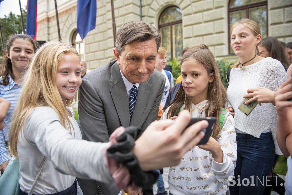 Sprejem Borut Pahor
