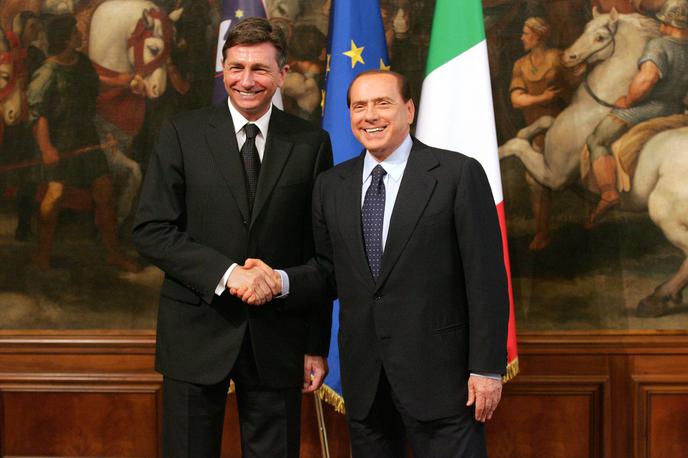Borut Pahor, Silvio Berlusconi | Slovenska manjšina je z dekretom ohranila obseg sredstev, ki jih je sicer prejemala skladno z zaščitnim zakonom.  | Foto Guliverimage