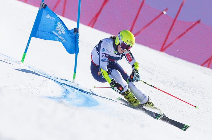 19-letna alpska smučarka Neja Dvornik je aktualna svetovna mladinska podprvakinja v veleslalomu. | Foto: Urban Meglič/Sportida
