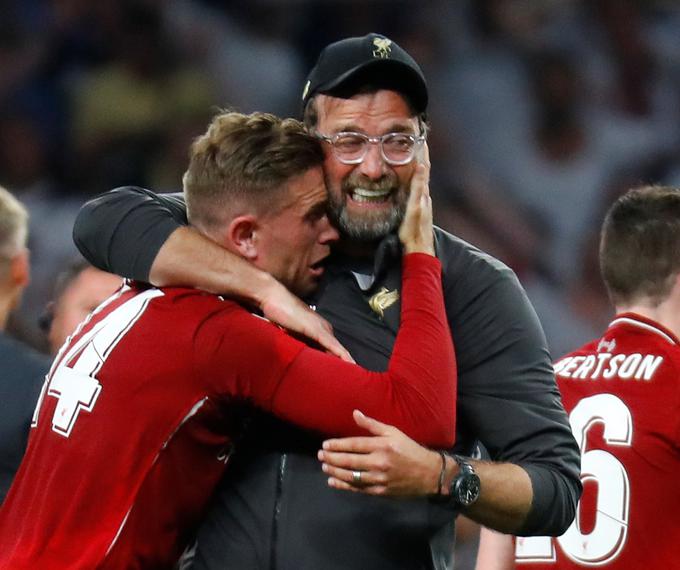 Čustven pozdrav trenerja in kapetana Liverpoola | Foto: Reuters