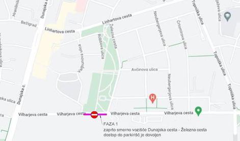 Pozor, to cesto v Ljubljani bodo zaradi del zaprli