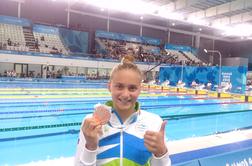 Neža Klančar na mladinskih olimpijskih igrah osvojila bron in izboljšala rekord Isakovićeve