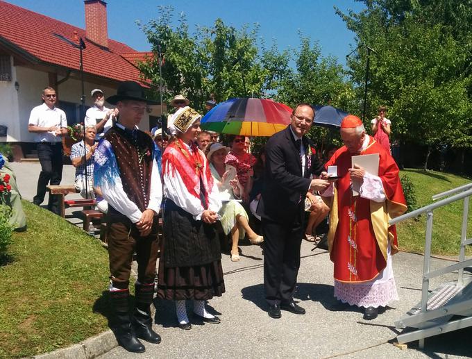 Kardinal Franc Rode je prejel Ehrlichovo priznanje in medaljo za svoj prispevek pri ohranjanju spomina na slovensko polpreteklo zgodovino. | Foto: 