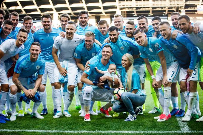 Zadnjo tekmo za slovensko reprezentanco je odigral leta 2017. Takrat si je slačilnico delil s številnimi nogometaši, ki bodo letos nastopili na Euru 2024. | Foto: Grega Valančič/Sportida
