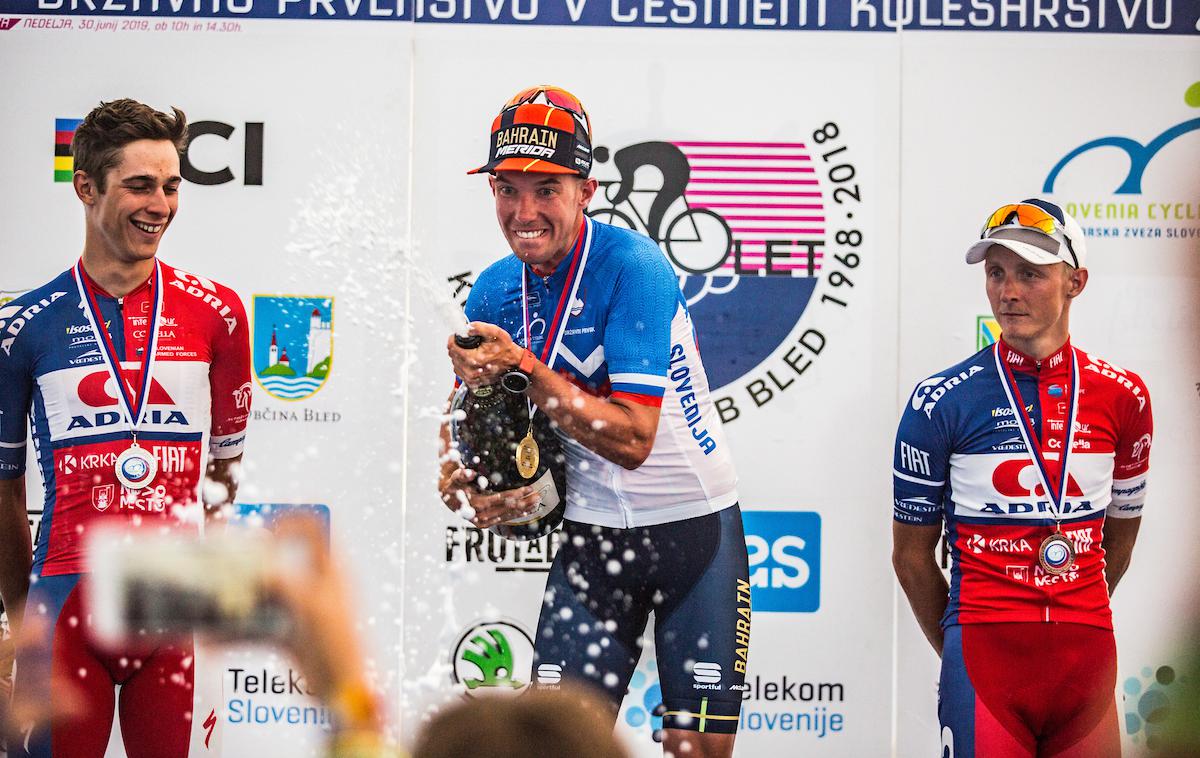 Radovljica, kolesarsko DP 2019 | Slovenski državni prvak v cestni vožnji je Domen Novak. | Foto Peter Podobnik/Sportida