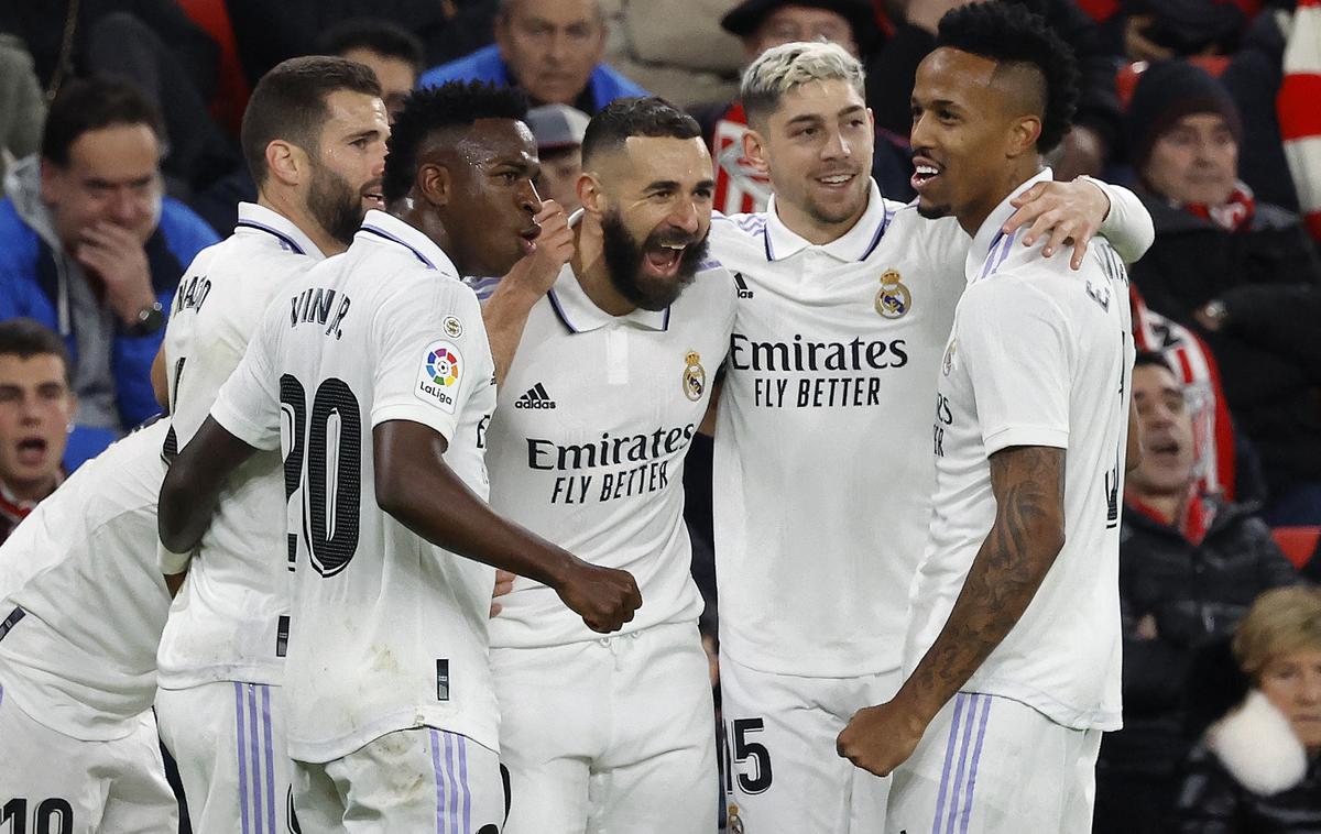 Real Madrid Karim Benzema | Real Madrid je zmagal z 2:0, prvi gol je dal Karim Benzema. | Foto Reuters