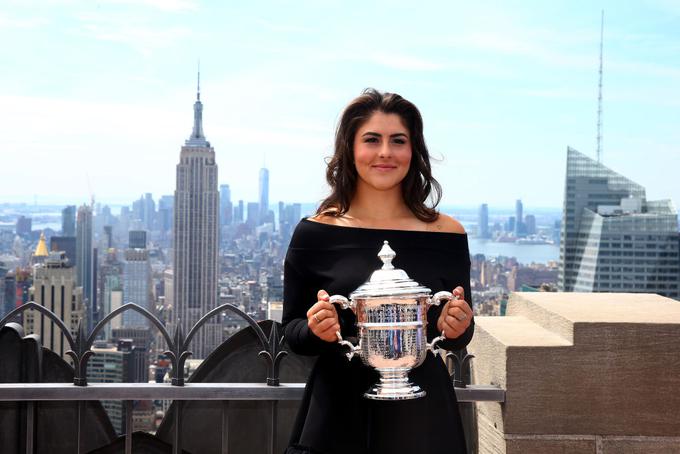 Bianca Andreescu se je zavihtela na 4. mesto. | Foto: Gulliver/Getty Images