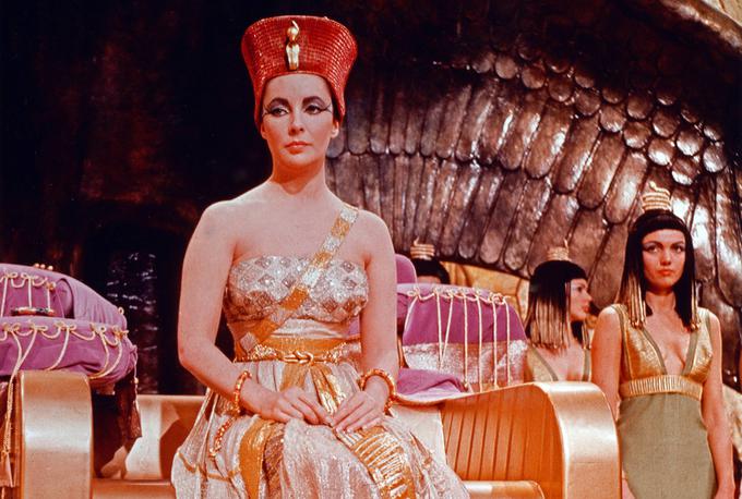 Najslavnejša hollywoodska upodobitev zgodbe o Kleopatri je bil film iz leta 1963, v katerem je vladarico upodobila Elizabeth Taylor. | Foto: Guliverimage/Vladimir Fedorenko
