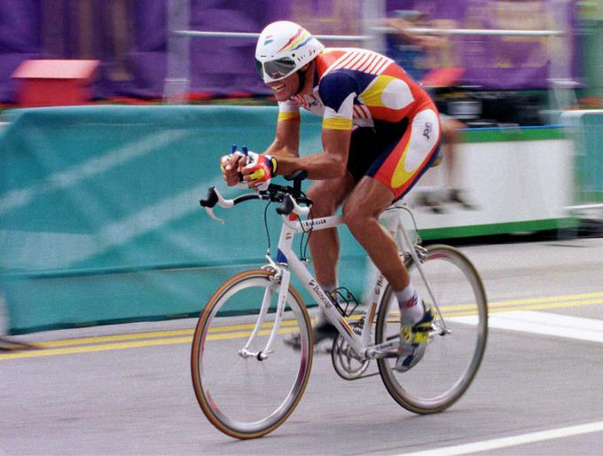 Leta 1996 na olimpijskih igrah v Atlanti je osvojil zlato odličje v vožnji na čas. | Foto: Reuters