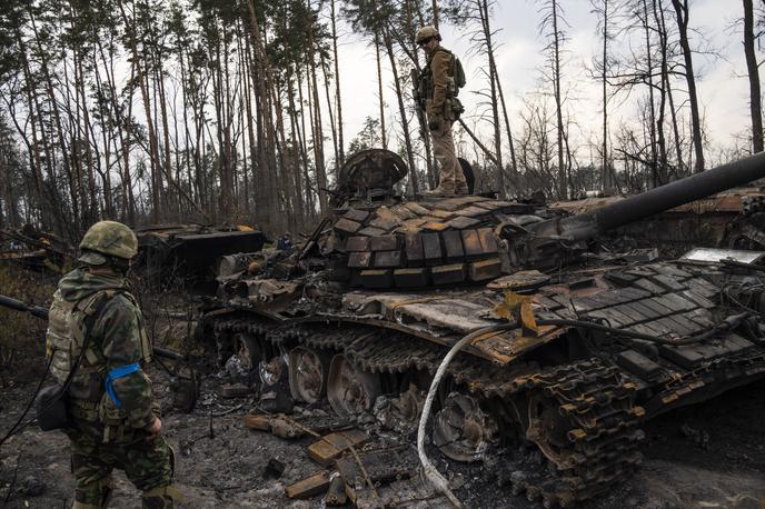 Uničen ruski tank v Ukrajini | Foto Guliverimage