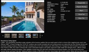 Tomaž Lovše za 20 milijonov ameriških dolarjev prodaja hišo na Floridi (foto)