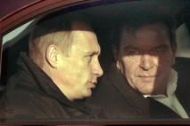 Vladimir Putin in Gerhard Schröder